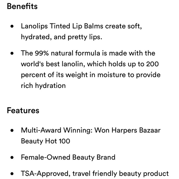 $4❤️‍🔥 LAST 1! Lanolips Tinted Lip Balm PERFECT NUDE 👄 NEW Lips - Picture 5 of 6